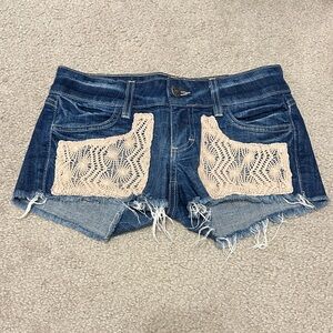 Siwy Camilla Crochet Detail Shorts